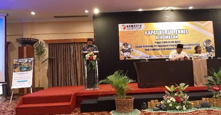 Bawaslu mengajak Media Masa untuk ikut Mengawal pelaksanaan Pilkada 2024 di Kabupaten Purwakarta