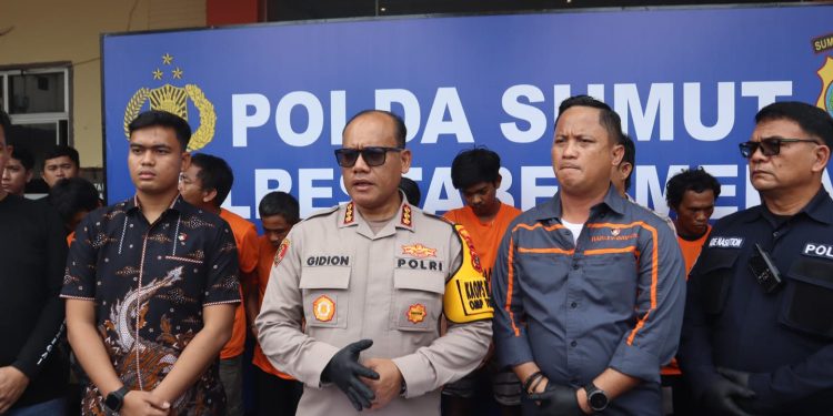 GAS 3-C! Sembilan Dalang Curanmor Ditangkap Tim Resmob/Tekab Polrestabes Medan, Tiga Ditembak