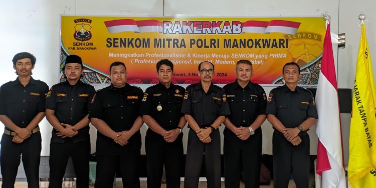 Dukung Pilkada Aman & Damai, Susun Program Kerja 2025, Senkom Manokwari Gelar Raker Kabupaten 2024