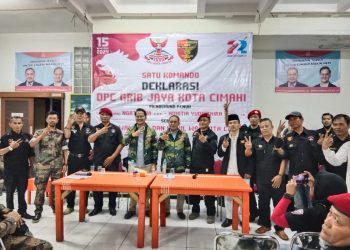 12 Hari Menjelang PILWALKOT Cimahi, DPC GRIB Jaya Kota Cimahi Deklarasi Dukung Paslon 02 Ngatiyana – Adhitya