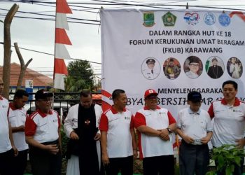 FKUB Rayakan HUT ke-18 Menggelar Gerak Jalan Dan Penanaman Pohon