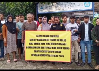 Sengketa Lahan SDN 02 Kaduagung Timur tak Kunjung Selesai, Forwatu Banten Ancam Aksi di depan BPKAD Lebak