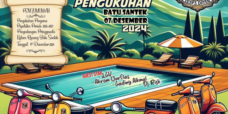 Pecinta Vesva dari Masa ke Masa, Paguyuban Vesva Lombok Timur (PAPALOTIM) Gelar Pengukuhannya di Pengadangan Lotim