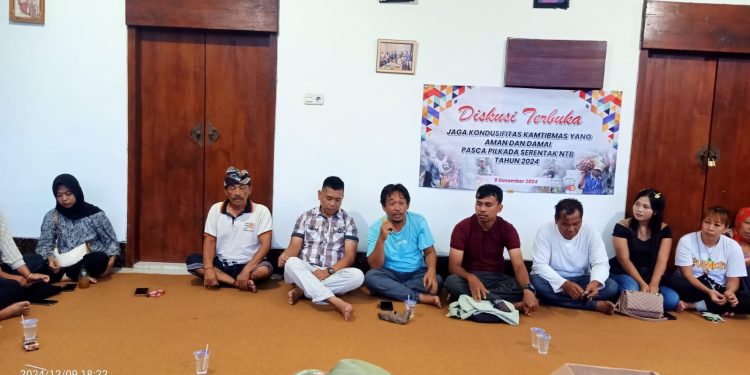 Toga dan Toma Cakranegara Gelar Diskusi Terbuka, Serukan Tetap Jaga Kondusifitas Pasca Pilkada
