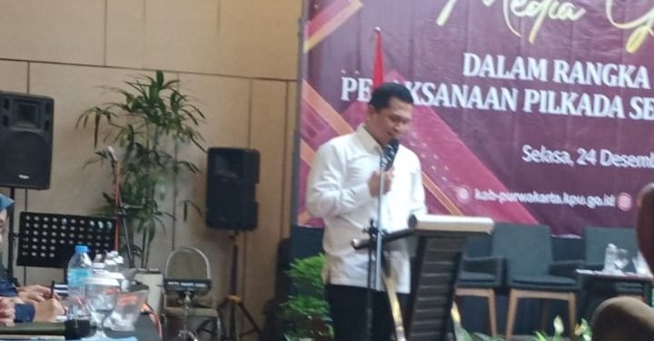 KPU Purwakarta menggelar Media Gathering hasil pilkada 2024
