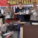 Ungkap Kasus Curanmor, Polres Lampung Tengah Gelar Konferensi Pers