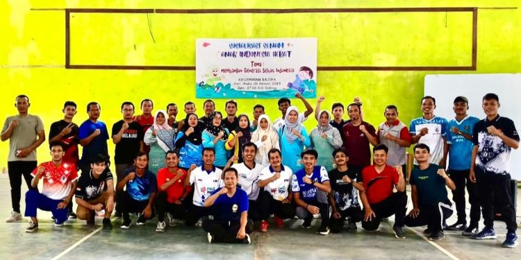 Guru Pjok Se-Kecamatan Sajira, Membangun Generasi Sehat Indonesia.