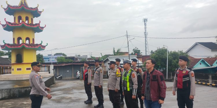 Polres Muara Enim Perketat Pengamanan dan Sterilisasi Perayaan Imlek 2025