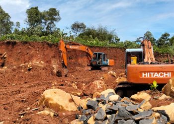Polsek Parung panjang sidak pengelola Galian Tanah Ilegal di Desa Dago Kac.Parung Panjang Bogor