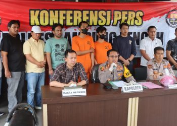 Ungkap Kasus Pelaku Curas Sadis, Kapolres Lampung Tengah Gelar Konferensi Pers