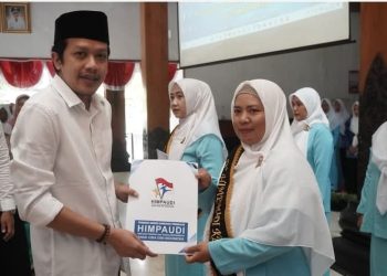 Maksimalkan Technologi Pesan Wabub Syah Pada Guru PAUD Saat Hadir Di Pelantikan Pengurus Cabang HIMPAUDI.
