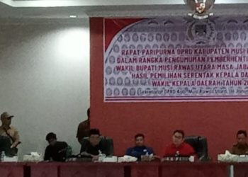 DPRD Kab Muratara Adakan Rapat Akhir Masa jabatan kepemimpinan Bupati-Wakil Bupati Musi Rawas Utara