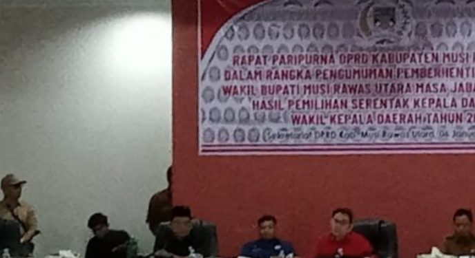DPRD Kab Muratara Adakan Rapat Akhir Masa jabatan kepemimpinan Bupati-Wakil Bupati Musi Rawas Utara