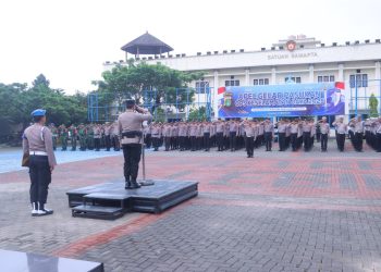 Kapolres Metro Bekasi Gelar Apel Pasukan Oprasi Keselamatan Jaya Tahun 2025 Pelanggaran Dan Kecelakaan Lalu Luntas