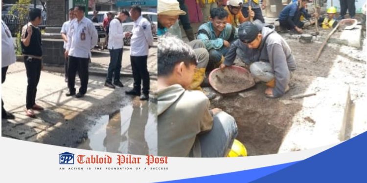 Bupati Purwakarta terpilih Saeful Bahri Binzein sidak lokasi genangan air sekitar situ Buleud