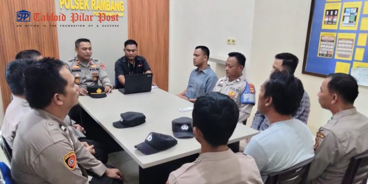 Polsek Rambang Gelar Pelatihan Kehumasan untuk Tingkatkan Kompetensi Personil