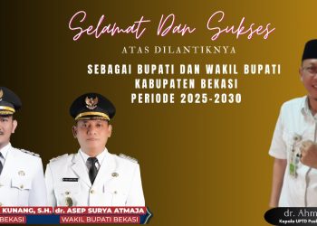 Kepala UPTD Puskesmas Kedungwaringin Ucapkan Selamat Atas Dilantiknya Bupati Bekasi