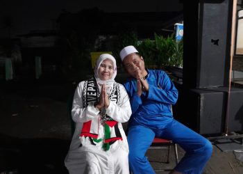 Masyarakat Kedungwaringin Sangat Antusias Mengikuti Pawai Obor Sambut Bulan Suci Ramdhan