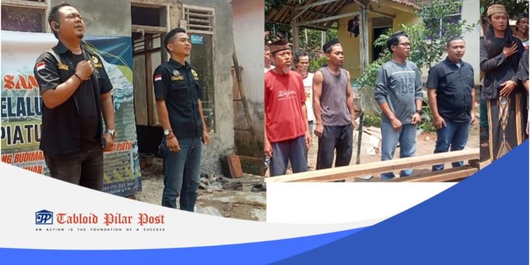 “Penuh Semangat Lagu Indonesia Raya dinyanyikan di Pembangunan Rumah Sang Piatu