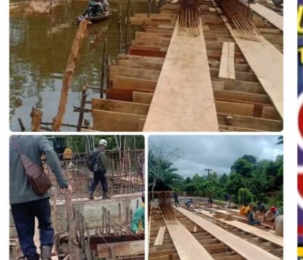 Pemkab Muara Enim Abaikan Proyek Jembatan Mangkrak Tebat Agung