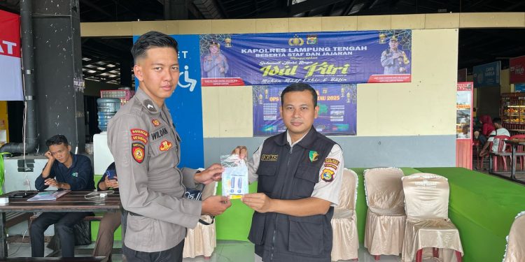 Ops Ketupat Krakatau 2025, Si Dokkes Polres Lampung Tengah Gelar Patroli Kesehatan ke Pos Pengamanan