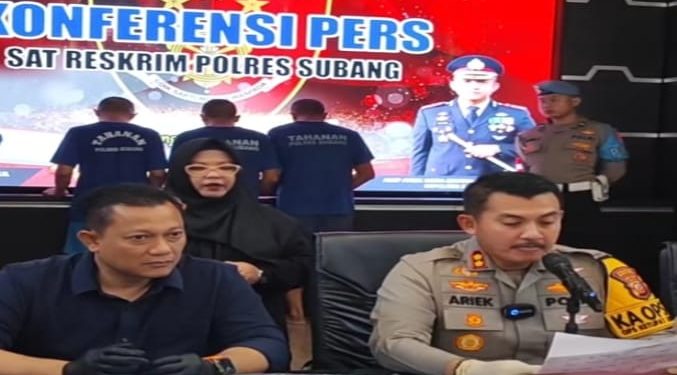 Jatanras Satreskrim Polres Subang berhasil membekuk 6 preman yang sering meresahkan kawasan industri Smartpolitan