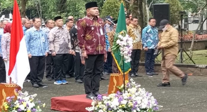 Wakil Bupati Purwakarta Abang Ijo Hapidin pimpin Apel Kesiapsiagaan Pemberantasan premanisme
