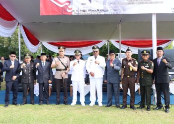 Kapolres Lampung Tengah Hadiri Upacara Peringatan Hari Otonomi Daerah XXIX Tahun 2025