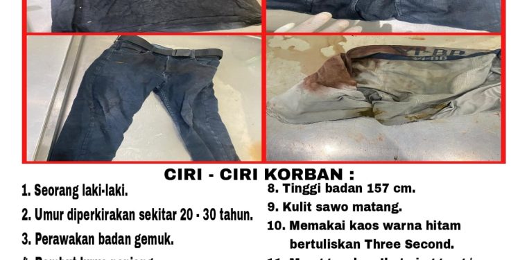 Identitas Jasad Dalam Karung Masih Belum Teridentifikasi, Ini Ciri-cirinya
