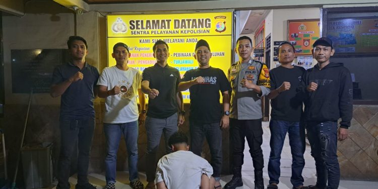 Tim Tekab 308 Polsek Terbanggi Besar Berhasil Meringkus Pelaku Curanmor Yang Terekam CCTV Di Depan Waterboom Bandar Jaya Dalam Waktu 3×24 Jam.