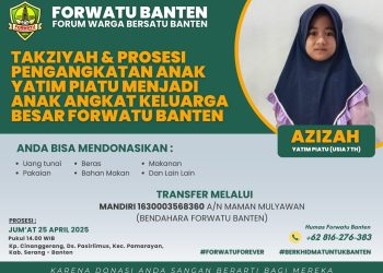 AZIZAH (YATIM PIATU YANG MENJADI PERHATIAN PARA AKTIVIS BANTEN)