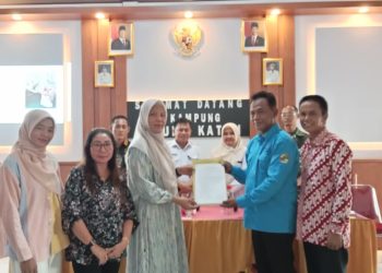 Pemerintah Kampung Gunung Katun Menggelar Muskamsus Pembentukan Koperasi Merah Putih