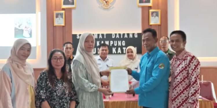 Pemerintah Kampung Gunung Katun Menggelar Muskamsus Pembentukan Koperasi Merah Putih