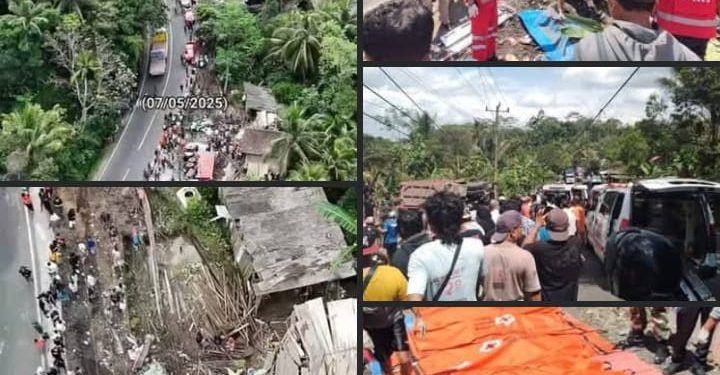 TRAGEDI LALU LINTAS DI PURWOREJO: TRUK FUSO TABRAK MOBIL KOPDA, 11 ORANG MENINGGAL DUNIA