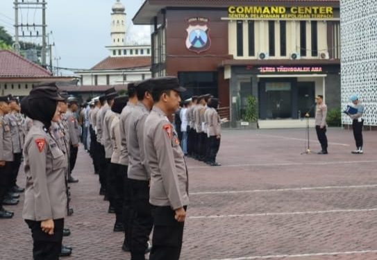 Jajaran Polres Trenggalek Amankan Mayday Berjalan Lancar dan Kondusif