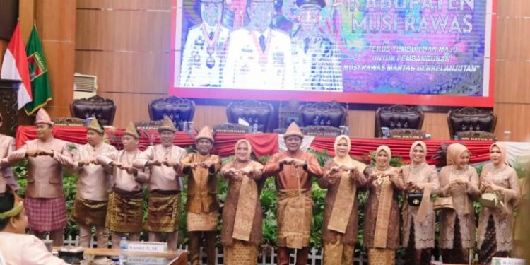 DPRD Musi Rawas Adakan Rapat paripurna istimewa peringatan HUT Kabupaten Musi Rawas ke 82 Tahun,2025