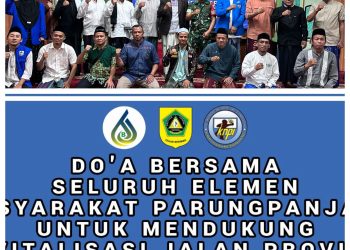 Doa dan Ikhtiar Bersama Masyarakat Parungpanjang untuk Suksesnya Revitalisasi Jalan Provinsi”