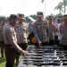 Kapolres Lampung Tengah Laksanakan Pengecekan Randis dan Senpi, Pastikan Kesiapsiagaan Personel
