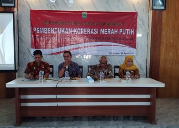 Desa Pagelaran Semangat Bentuk Koperasi Merah Putih Di Aula Desa Pagelaran