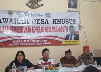 Desa Bojongsari Menggelar Rapat Pembentukan Koperasi Merah Putih