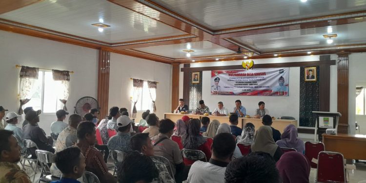 Musdesus Pembentukan Husus Koperasi Merah Putih Di Desa Tanjungbaru Cikarang Timur