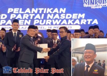 Resmi..!! Yadi Rusmayadi dilantik sebagai Ketua DPD Partai Nasdem Kab. Purwakarta Periode 2025-2029