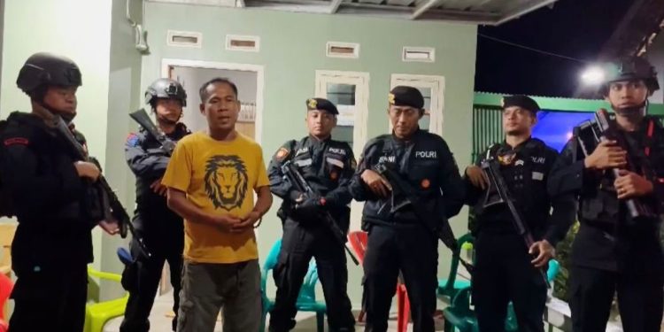 Gabungan Brimob dan Samapta Polres Lampung Tengah Gelar Patroli KRYD Pasca Konflik, Ciptakan Rasa Aman Bagi Masyarakat