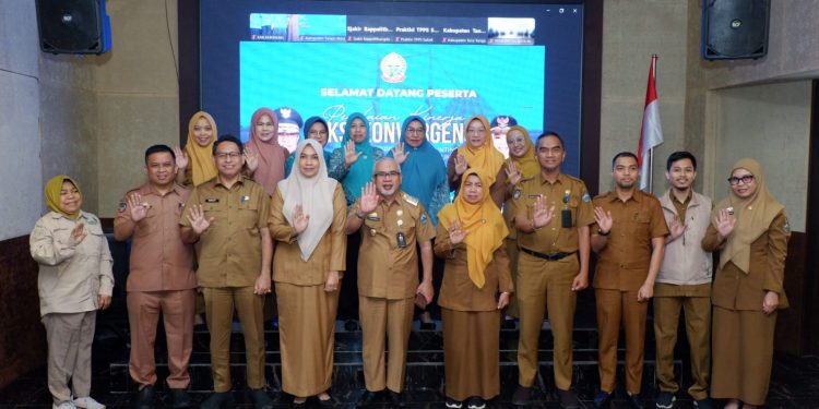 Wabup Bantaeng Ikuti Penilaian Kinerja Aksi Konvergensi Penurunan Stunting