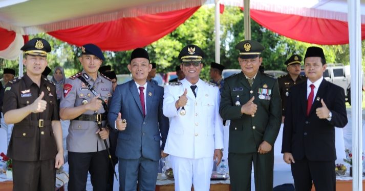 Bupati Lampung Tengah Ardito Wijaya Sebagai inspektur Upacara Hari Kebangkitan Nasional Ke117 Tahun 2025