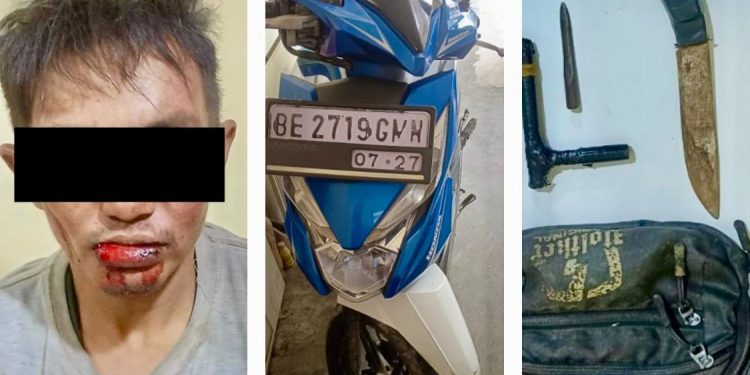 Ungkap Kasus Curanmor, Polsek Terbanggi Besar Berhasil Amankan Seorang Residivis