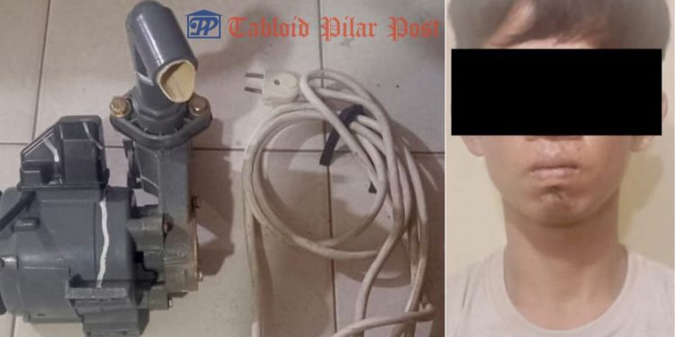 Polsek Terbanggi Besar Berhasil Meringkus Pelaku Curat Kurang Dari 24 Jam