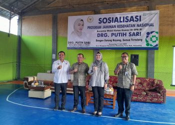 Drg Putih Sari Menggelar Sosialisasi Program Jaminan Kesehatan Nasional JKN Dengan Warga Desa Margasari