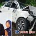 Akibat Mobil yang di Tumpanginya menabrak Pohon, Kades Mekarsari Tewas Di Tempat