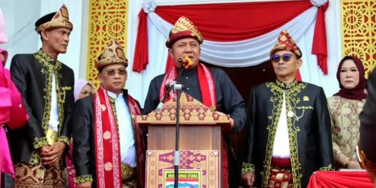 HUT Ke-12 Kabupaten Muratara, Dihadiri Gubernur Sumatera Selatan didampingi Langsung Bupati Muratara dan Ketua DPRD Muratara
